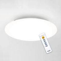 【IRIS】LED圓盤吸頂燈 5.0系列 可調光/可變色 CL8DL(約4坪適用 35W 可調光 可變色 遙控開關)