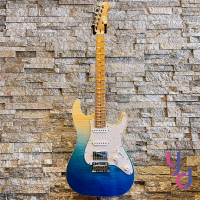 現貨可分期 贈終身保固 JET JS-450 TBL 藍色 大虎紋 Strat 電 吉他 單單雙 進階 suhr