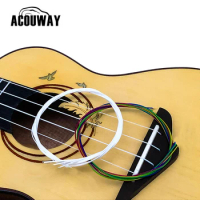 Acouway Ukulele String Nylon Material Durable For ukelele (4Pcs/Set) Soprano Concert Tenor Ukelele Strings Set