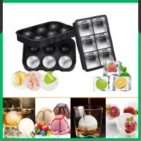 Big Ice Tray Mold Food Grade Silicone Ice Cube Square Tray Mold DIY Ice Maker Cube / Bekas Pembuat A