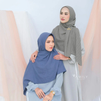 SCARF VOAL SYARI JUMBO LASER CUT 140X140 GIYA AMILY HIJAB KERUDUNG SEGI EMPAT JILBAB SQUARE POLOS MO
