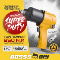 PRODIY Heavy Duty Air Impact Wrench Mini 1/2\ Twin Hammer Impact Wrench Pneumatic Mesin Buka Tayar K