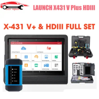 Launch X431 V Plus HDIII For 12V&amp;24V HD3 Module OBD2 Scanner Heavy Duty Car Diagnostic Tool Professional Automotive Scanner