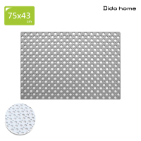 【Dido Home】簍空衛浴地墊 矽膠吸盤防滑止滑墊75*43cm(HM300)