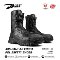 Sepatu Damkar Cobra Single Zip Safety Boots Firefighter Tahan Panas Anti Slip DAMKAR COBRA(SINGLE) 1