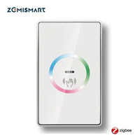 Zemismart Zigbee Smart Wave Switch with PIR Sensor Tuya Hub Required US Interruptor Support Alexa Google Home Voice Control