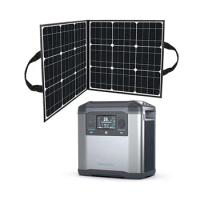 Fast Charging 2200W 220V Portable Energy Storage Power Station 1573Wh High-Power Solar Generator With Solar Panel