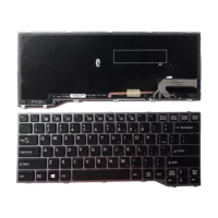 New US Laptop Backlit Keyboard For Fujitsu Lifebook T725 T726 Notebook PC Replacement