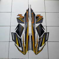 Striping motor / stiker suzuki Smash SR 110 2007 Hitam