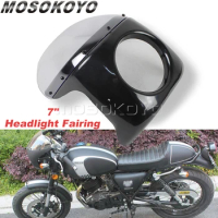 Motorcycle Cafe Racer 7inch Headlight Fairing Windshield Kits For Harley Sportster Bobber Chopper Touring Honda Suzuki Universal