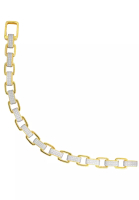 TOMEI TOMEI Diamond Cut Collection Strong Link Bracelet, Yellow Gold 916