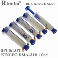 5pcs/lot KINGBO RMA-218 No-Clean BGA Reballing Solder Ball Repair Solder Soldering Flux Paste 10CC