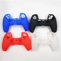 48 pcs Silicone Soft Joypad Skin Cover Protective Case For Sony Playstation Dualshock 5 PS5 Controller Gamepad Protection