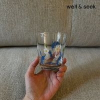 【well＆seek唯研系】任天堂 PIKMIN 藍色皮克敏玻璃杯1入