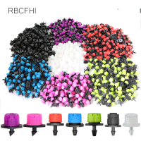 Rbcfhl Garden Adjustab Nozzs Drip Irriation  4/7Mm Hose