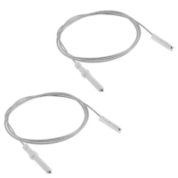 2pcs Line Gas Cooker Range Stove Spare Part Igniter Ceramic Electrode With Cable Rod Ceramic Gas Cooker Accessories