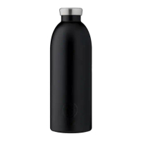 義大利 24Bottles 不鏽鋼雙層保溫瓶 850ml - 紳士黑