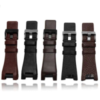 32mm Men's Exquisite Workmanship Concave Interface Genuine Leather Watch Strap For Diesel Watchband Dz4246 Dz1273 Dz1216