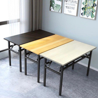 免運 折疊桌 家用折疊桌簡易餐桌電腦桌學習書桌培訓桌戶外擺攤桌會議桌長條桌