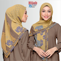 hijabnama.id - Hijab / Kerudung Segi Empat Printing Custom Nama – Motif Kekinian Bahan Premium Voal 