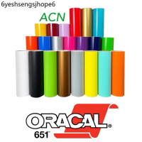 สติ๊กเกอร์ ORACAL651 Wrap รถ สติ๊กเกอร์ติดรถ สีดำด้าน/ดำเงา/เหลืองด้าน/เหลืองเงา/ชมพู/ครีม