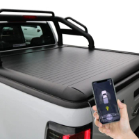High Quality Car Accessorie Retractable Roller Lid Shutter Roll Up Tonneau Cover for Toyotas Hilux Ford Ranger Mitsubishis
