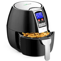 Air Fryer Oven Digital Display Electric 3.7 Qt Stainless Steel Oilless Convection Multi Cooker Power TurboHealthy Kitchen BBQ