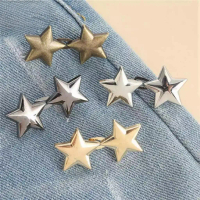 Kancing Jeans Pengecil Lingkar Pinggang Kancing Karakter Bintang Bross Kancing Pengecil Celana Pingg