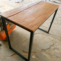 Belajar Minimalis Kayu Aesthetic untuk Kantor dan Komputer Besi Jati Furniture meja makan Kompor kam