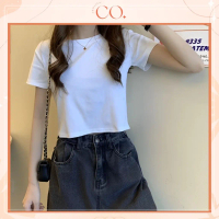 Áo Croptop ngắn tay phong cách Hàn Quốc, áo croptop nữCOD