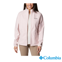 【Columbia 哥倫比亞 官方旗艦】女款-Kruser Ridge立領軟殼外套-淺粉色(UWL01230LK/HF)