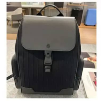 RIMOWA Large Never Still Canvas Flap Backpack Bag - Tas Ransel Pria - Black