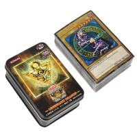 New 72 PCS English Yugioh Cards Yu Gi Oh sleeves Yu Gi Oh Board Game Flash Golden Letter Duel Link Game Deck