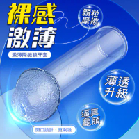 激薄．降敏狼牙套-開口款 透明