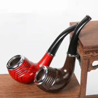 Classic Zinc alloy Resistant Pipe Filter Smoking Pipes Herb Tobacco Pipes Grinder Resin Cigarette Holder