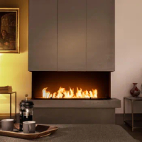 Super 36 inch 900 mmL bio kamin fireplace TV wall modern fire place indoor