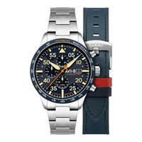 Jam Tangan Pria AVI-8 Hawker Hurricane AV-4130-22 90th Anniversary Blue Horizon Limited Edition + Ex