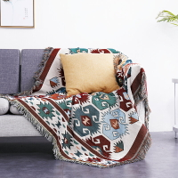 頭等艙沙發套美式ins新款多功能沙發毯蓋毯單雙人老虎椅針織線毯