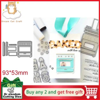 Under The Hood Kitchen Appliances Metal Cutting Dies for DIY Scrapbooking Album Paper Cards Decorative Crafts Embossing Die Cuts