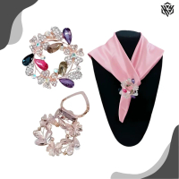 CL4162 | Classic Premium Clip Brooch for Dresses, Shirts & Bags Elegant Fashion Accessory