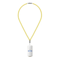 【IONION】LX日本原裝 超輕量隨身空氣清淨機 兒童吊飾鍊組 鵝絨黃