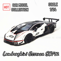 Hot Bburago 1:24 Scale Lamborghini Essenza SCV12 Car Model ature Toy – Stunning Addition To Your Di