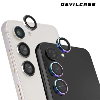 【DEVILCASE】Samsung Galaxy S24+ 藍寶石金屬框鏡頭保護貼-三顆(不銹鋼-2色)
