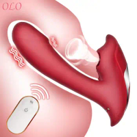 9 Speeds Dildo G Spot Vagina Clit Sucking Vibrator for Women Nipple Sucker Clitoris Stimulator Remote Control