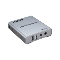 HDMI網線延長器KVM網絡收發帶音視頻放大器USB鼠標鍵盤傳輸器60米