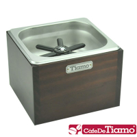 Tiamo 專業洗杯器渣桶附木盒-中型(BC2408)