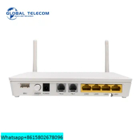 Router Modem HG8245H 4GE + 2 POTS+ 1USB+ WiFi FTTH Fiber Optic GPON ONU Modem Ont Onu For