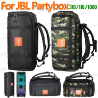 For JBL Partybox 310/110/1000 Waterproof Bluetooth-compatible Speaker Storage Bag Breathable Foldable Travel Carrying Case