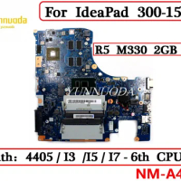 NM-A481 For IdeaPad 300-15ISK Laptop Motherboard with 4405 I3 I5 I7 CPU.R5 M330 2G GPU 100 % Tested