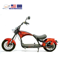 2024 EU Warehouse Fat Tire 2000W 60V Double 30AH Electric Scooter Citycoco EEC COC Chopper E Scooter Motorcycles EEC
